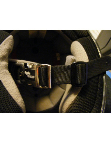 Liberación Rápida de Casco de Motocicleta Shubandit Negro