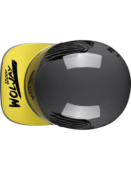 Casco de motocicleta Woljay Jr108 gris indio XX-Large