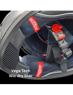 Casco Vega Air GPX Cara Completa Negro Mate Grande 2