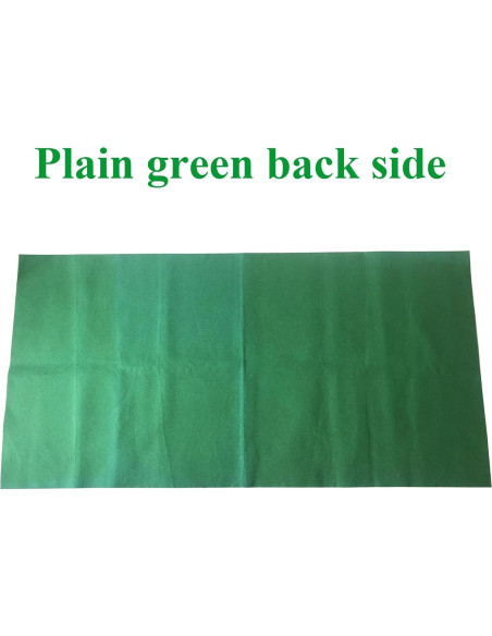 Fieltro de Mesa de Ruleta YH Poker 90x180 cm Verde