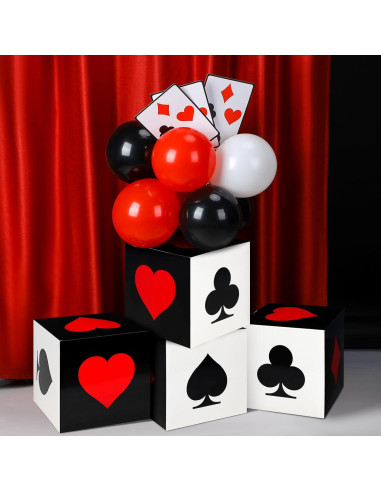 Juego de Decoraciones para Fiesta de Casino 60 Piezas