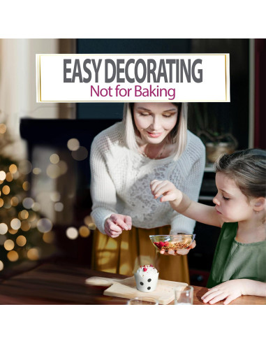 Fundas para Cupcake Confetti Couture - 24 Piezas Reversibles