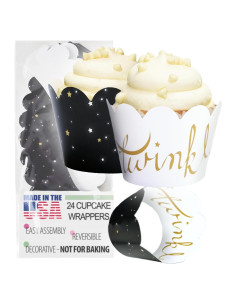 Fundas para Cupcake Confetti Couture - Reversibles 24 Pzas