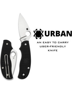 Cuchillo Plegable Spyderco Urban N690Co 6.63 cm FRN Negro 2