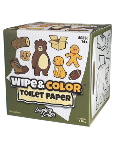 Rollo de Papel Higiénico Divertido Laughing Smith - Limpia y Colorea