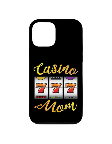 Funda iPhone 12 mini Casino Mamá Tragamonedas Divertida
