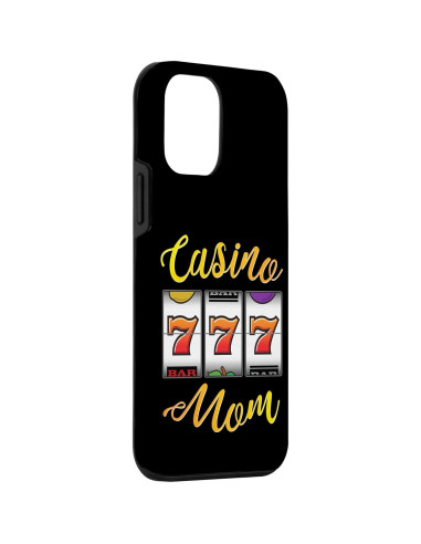 Funda iPhone 12 mini Casino Mamá Tragamonedas Divertida