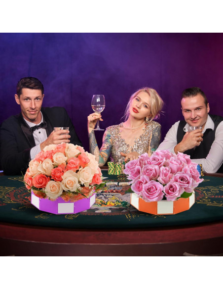 20 Cajas Decorativas de Fichas de Póker SAYAYA 22,86 cm