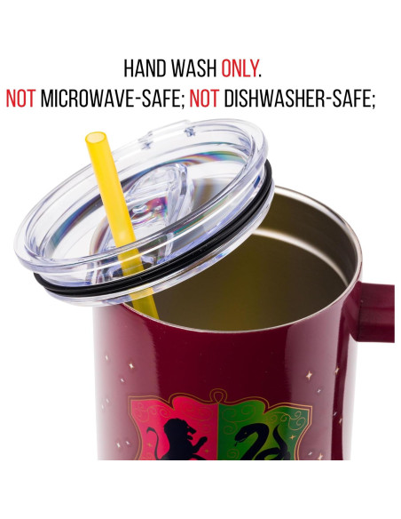 Copa Acero Inoxidable Silver Buffalo Hogwarts 1.18L