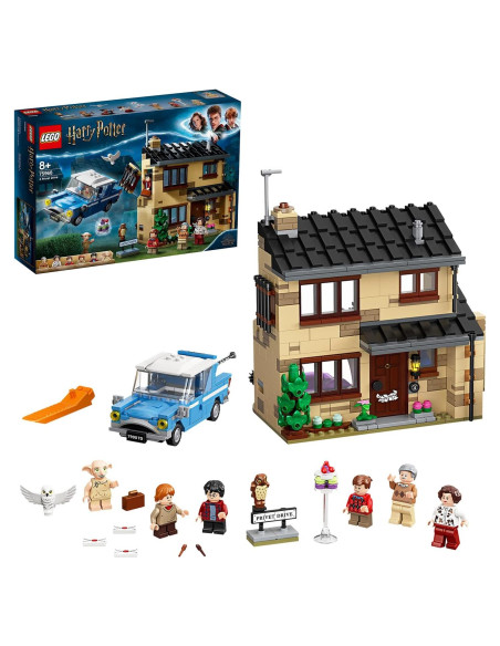 LEGO Harry Potter Casa Dursley 75968 con Coche Volador