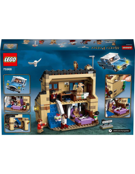 LEGO Harry Potter Casa Dursley 75968 con Coche Volador