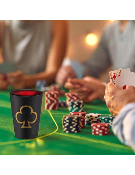 Hoolerry 72 Copas de Fiesta de Casino 9 oz Plástico Reutilizables