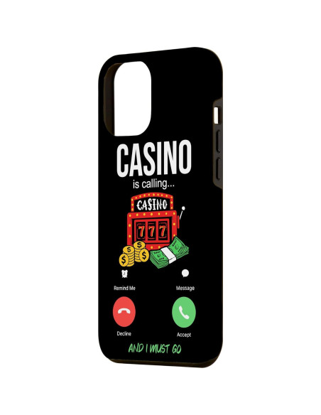 Funda iPhone 12 Pro Max Casino Llamando 19.7x12.1cm