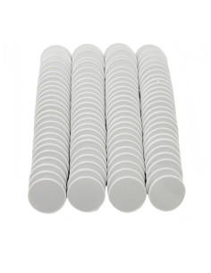 SmartDealsPro Set de 100 Fichas de Plástico 25mm con Caja Gris 2