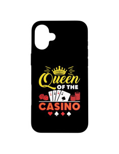 Funda para iPhone 16 Plus Amante del Casino Mujer