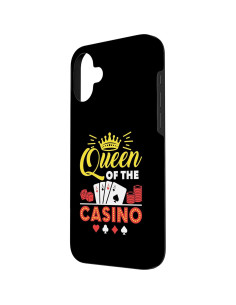 Funda para iPhone 16 Plus Amante del Casino Mujer 2