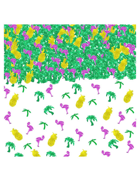 Confeti de Mesa Foil Metálico JNSAXMI Selva Tropical 1300 Pzs Confeti de Mesa Foil Metálico JNSAXMI Selva Tropical 1300 Pzs