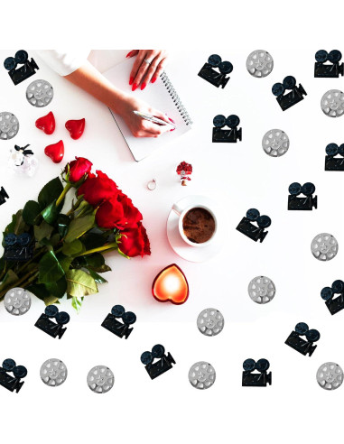 Confeti de Película JNSAXMI para Decoración de Fiesta