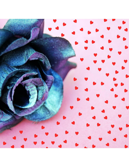 Confeti Metálico Corazón Rojo JNSAXMI para Fiestas