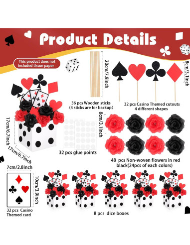 8 Decoraciones de Fiesta Temática de Casino WinnerWhy