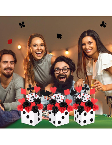 8 Decoraciones de Fiesta Temática de Casino WinnerWhy
