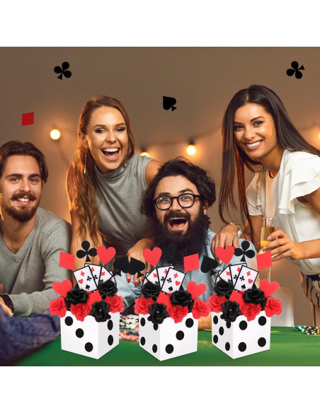 8 Decoraciones de Fiesta Temática de Casino WinnerWhy