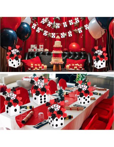 8 Decoraciones de Fiesta Temática de Casino WinnerWhy