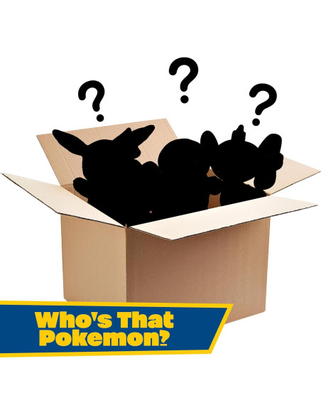 Peluche Pokémon 20 cm Caja Sorpresa 4-Pack - Licencia Jazwares