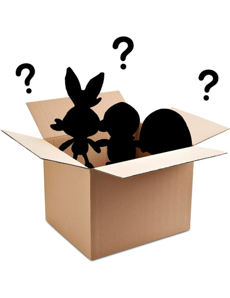 Peluche Pokémon 20 cm Caja Sorpresa 3 Figuras Jazwares