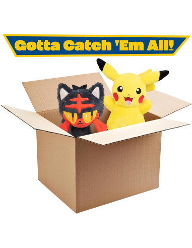 Peluche Pokémon 20 cm 2-Pack - Figuras Sorpresa - Jazwares
