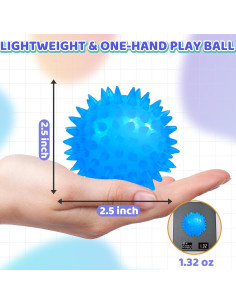 Pelotas Antiestrés UIIOPJIOM - 3 Paquetes de 5.58 cm 2