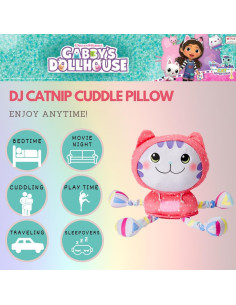 Almohada de Peluche DJ Catnip Gabby's Dollhouse 48 cm 2