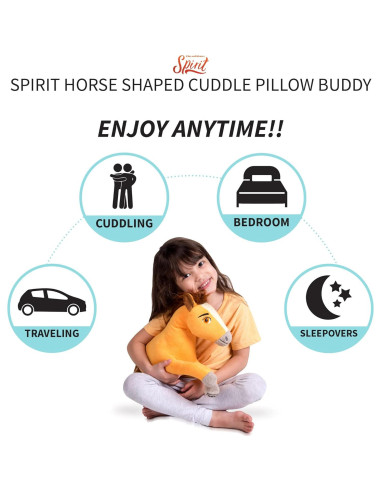 Cojín de Felpa Spirit Franco Kids 43x17 cm Acolchado