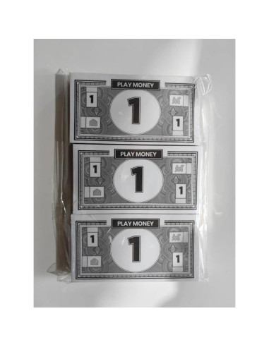 Dinero de Juego Oreven 60 Billetes Colores Mixtos 3 Set