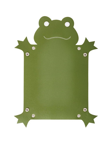 Bandeja de Dados KSNDie de Cuero Plegable Verde para D&D