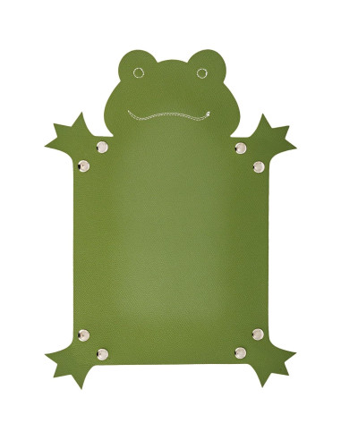 Bandeja de Dados KSNDie de Cuero Plegable Verde para D&D