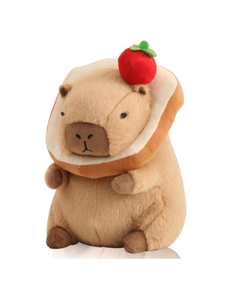 Peluche Capybara Kawaii 25.6 cm con Pan Suave para Niños