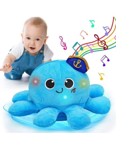 Juguete Pulpo Musical Tsomtto para Gatear y Caminar