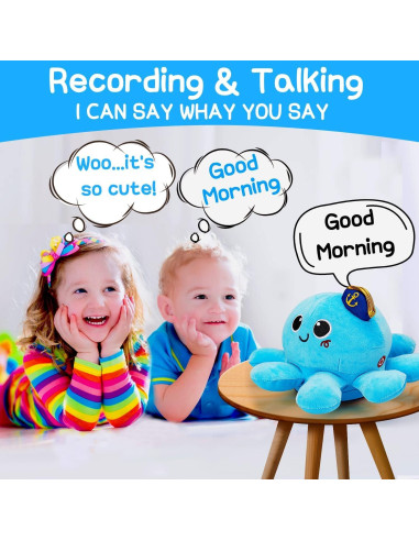 Juguete Pulpo Musical Tsomtto para Gatear y Caminar