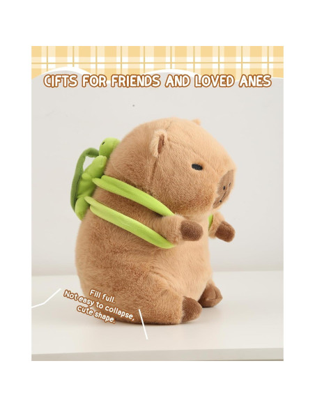 Almohada de Capibara de Peluche Bestsea 30 cm Suave Decorativa Almohada de Capibara de Peluche Bestsea 30 cm Suave Decorativa