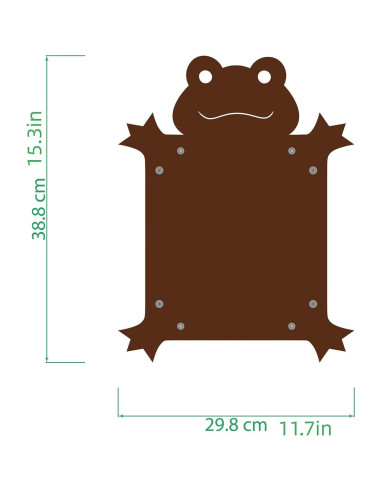 Bandeja de Dados KSNDie de Cuero Plegable Verde para D&D