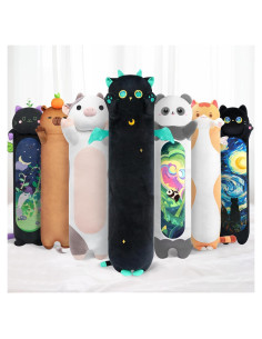 Almohada de Cuerpo Gato Peluche Mewaii 50cm Suave Kawaii