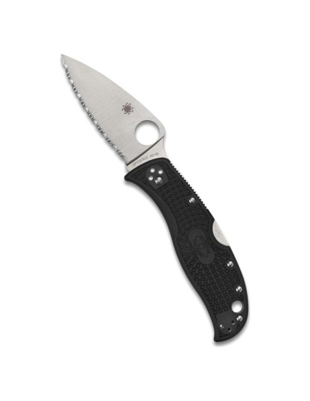 Cuchillo de bolsillo Spyderco Leafjumper VG-10 85g FRN negro