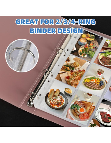 Fundas de Tarjetas 9 Bolsillos Affisure 100 Pack Transparente