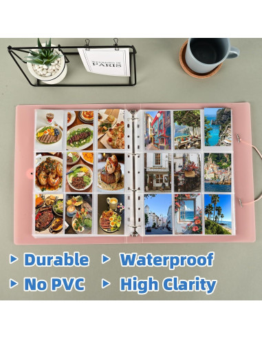 Fundas de Tarjetas 9 Bolsillos Affisure 100 Pack Transparente