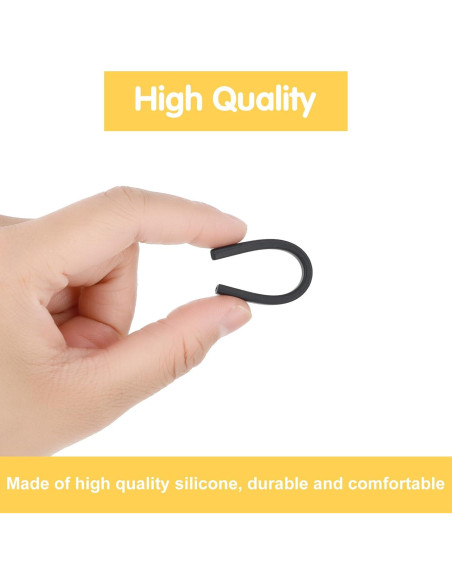 8 Pares de Templos de Silicona Antideslizantes Ptwola