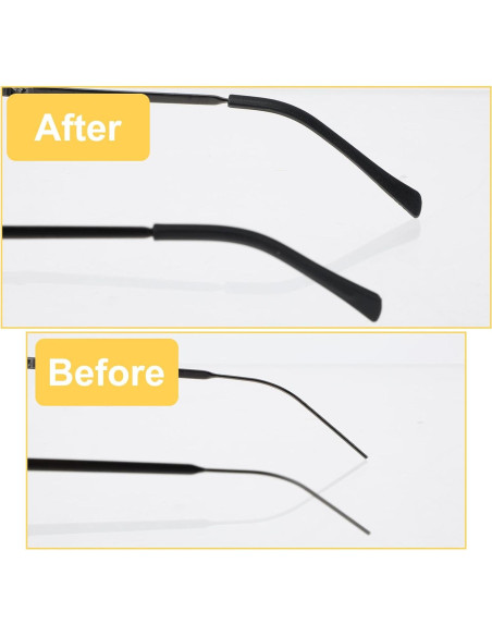 8 Pares de Templos de Silicona Antideslizantes Ptwola