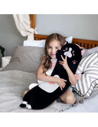 Almohada de Gato de Peluche Zhengzhou 90cm Suave y Bonita