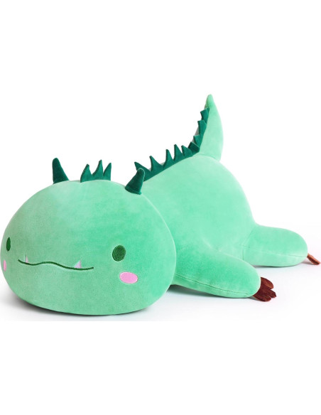 Almohada de Peluche Dinosaurio SNOWOLF 50.8 cm Verde Kawaii Almohada de Peluche Dinosaurio SNOWOLF 50.8 cm Verde Kawaii