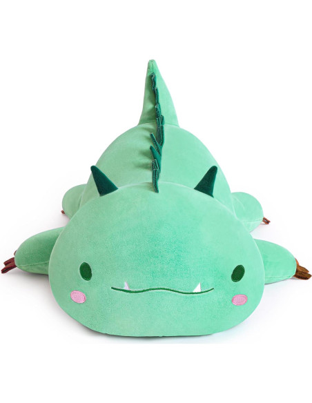 Almohada de Peluche Dinosaurio SNOWOLF 50.8 cm Verde Kawaii Almohada de Peluche Dinosaurio SNOWOLF 50.8 cm Verde Kawaii